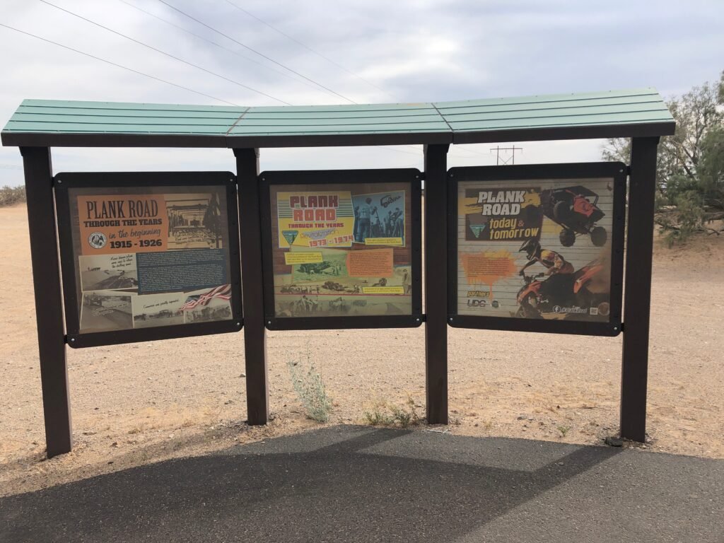 Sign Kiosk at Plank Rd