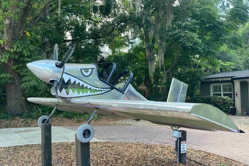 Aluminum Airplane Replica