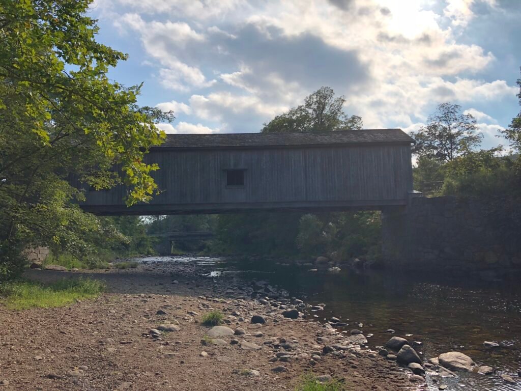 River View of Comstock Covered Bridge