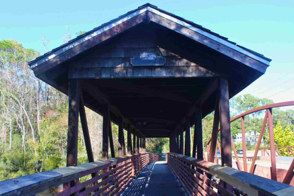 4 Mile Covered Bridge Photo