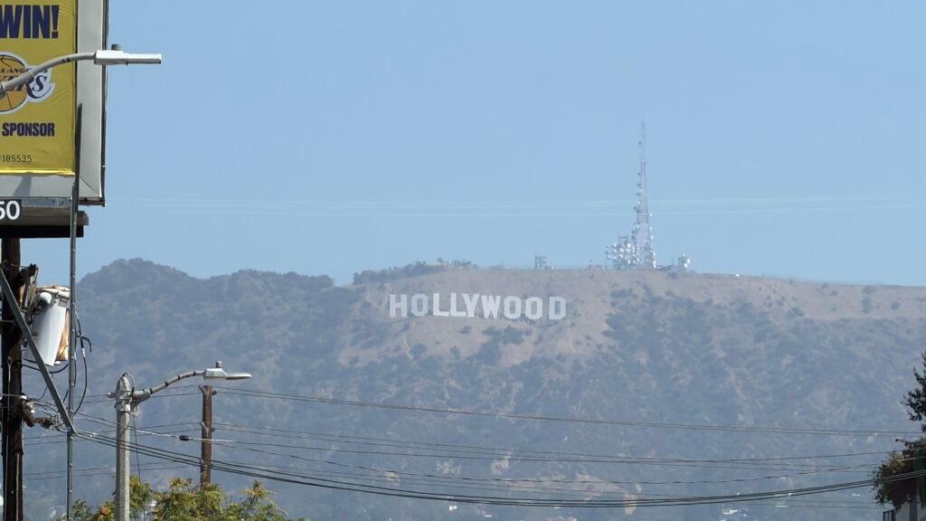 The Famous Hollywood sign