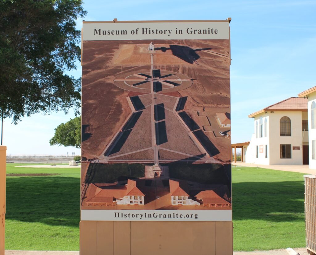 History in Granite Sign