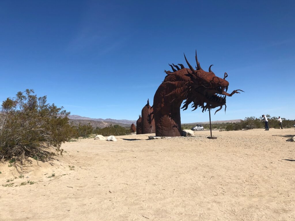 Metal Serpentine Sculpture