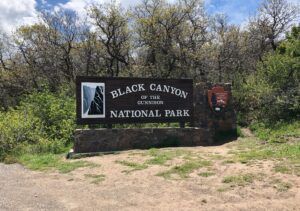 Black Canyon Of The Gunnison Sign