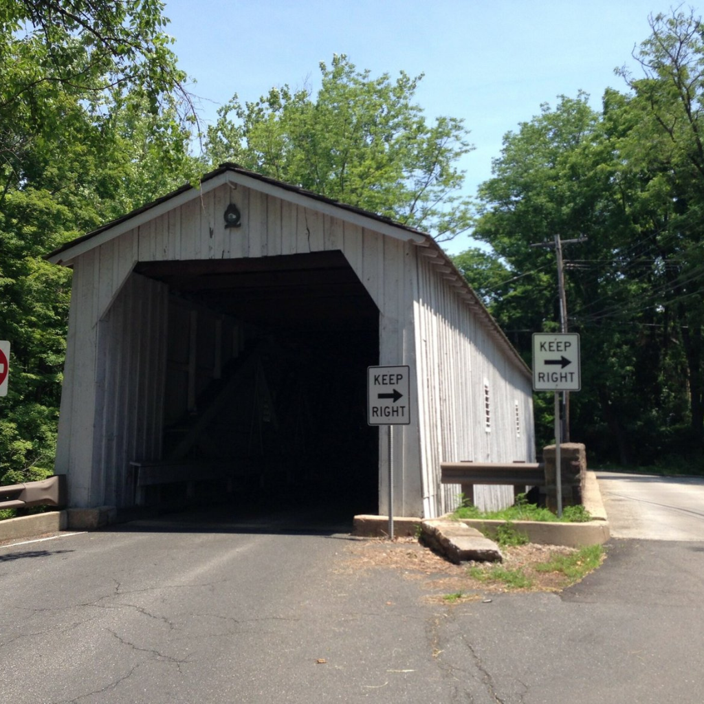 Green Sargent Covered Bridge in New Jersey