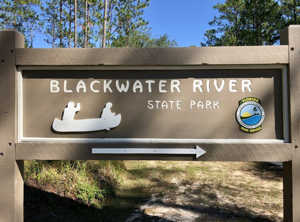 Blackwater River State Park Sign