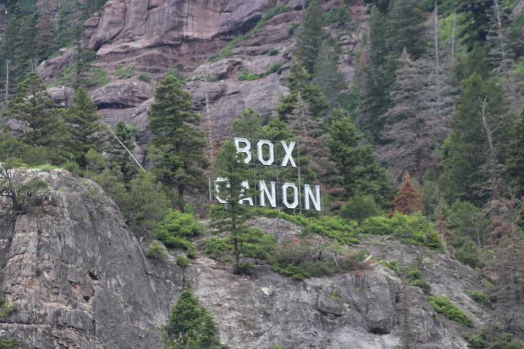 Box Cañon In Mountains