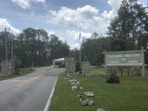 Falling Waters State Park Entrance