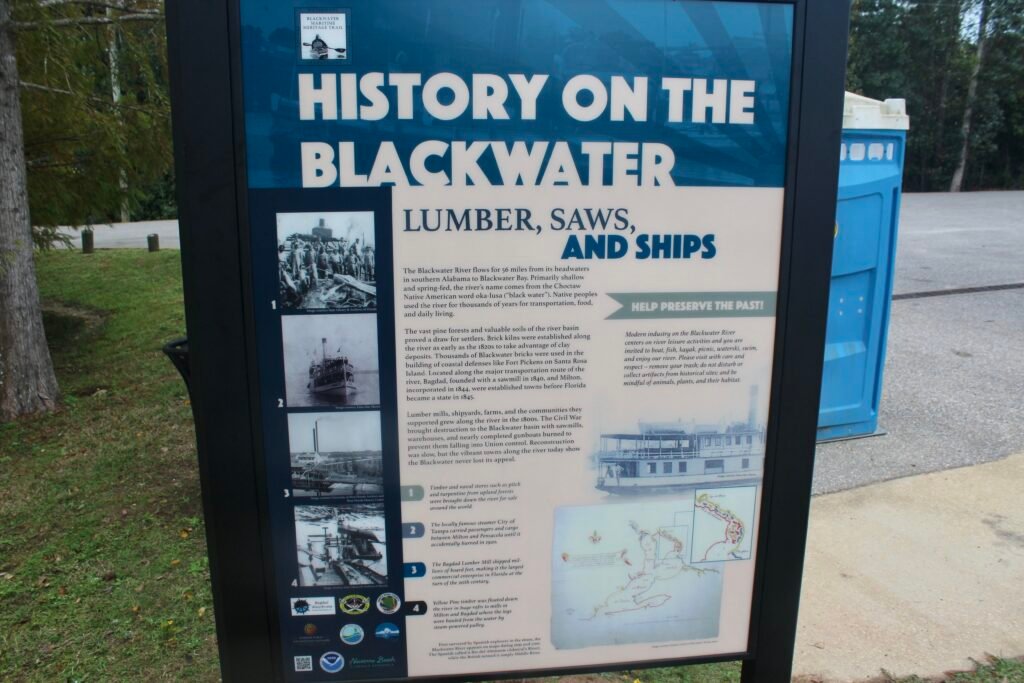 Sign for History on the Blackwater 