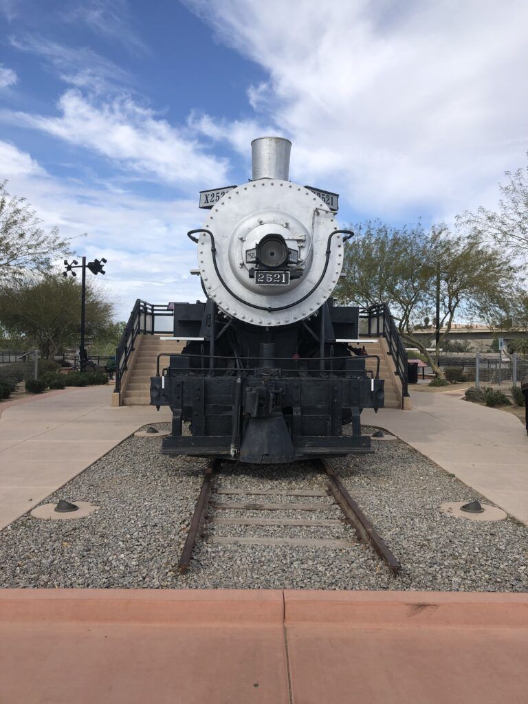 Pivot Point Plaza Steam Engine