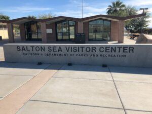 Salton Sea State Recreation Visitor Center Sign