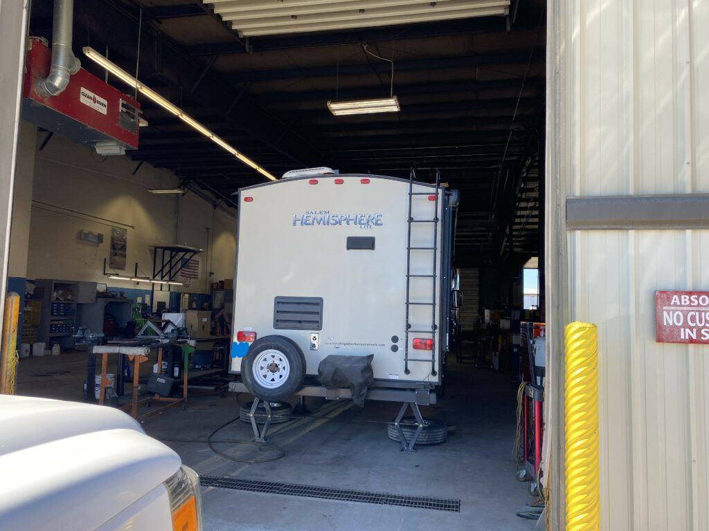 RV In The Shop