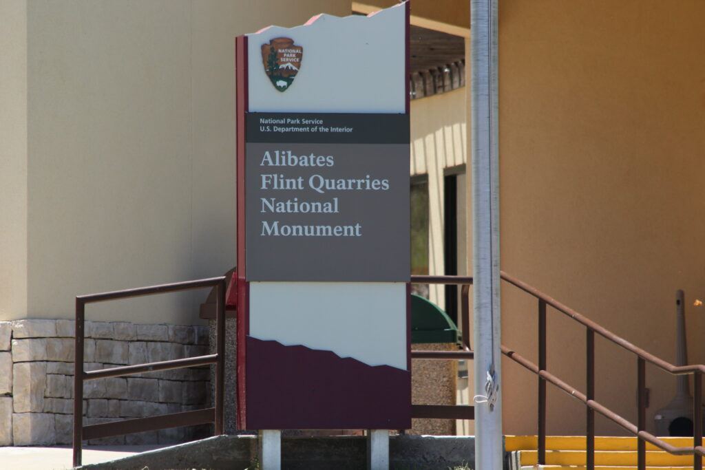 Alibates Monument Sign