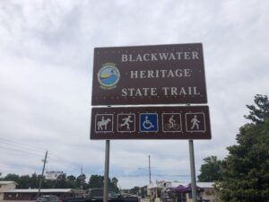 Blackwater Heritage State Trail Sign