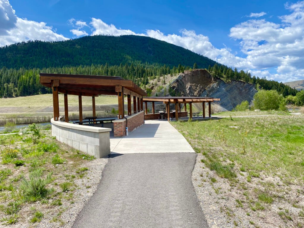 Milltown State Park Covered Benches