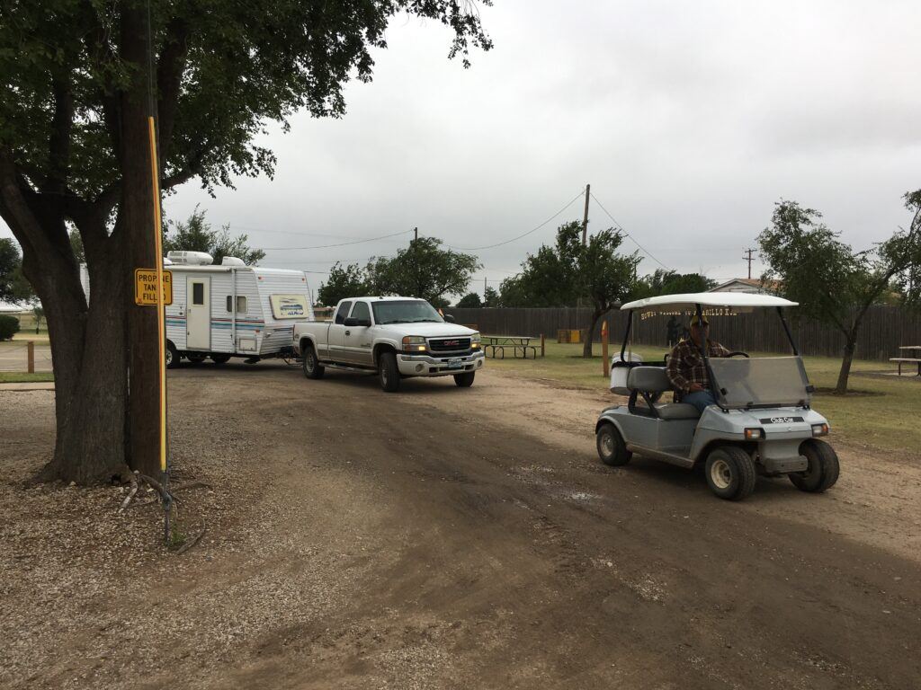 Escorting On A Golf Cart
