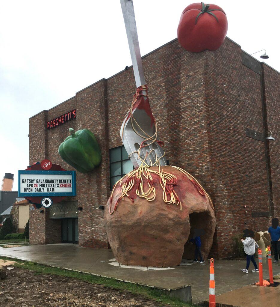 Big Meatball With Fork