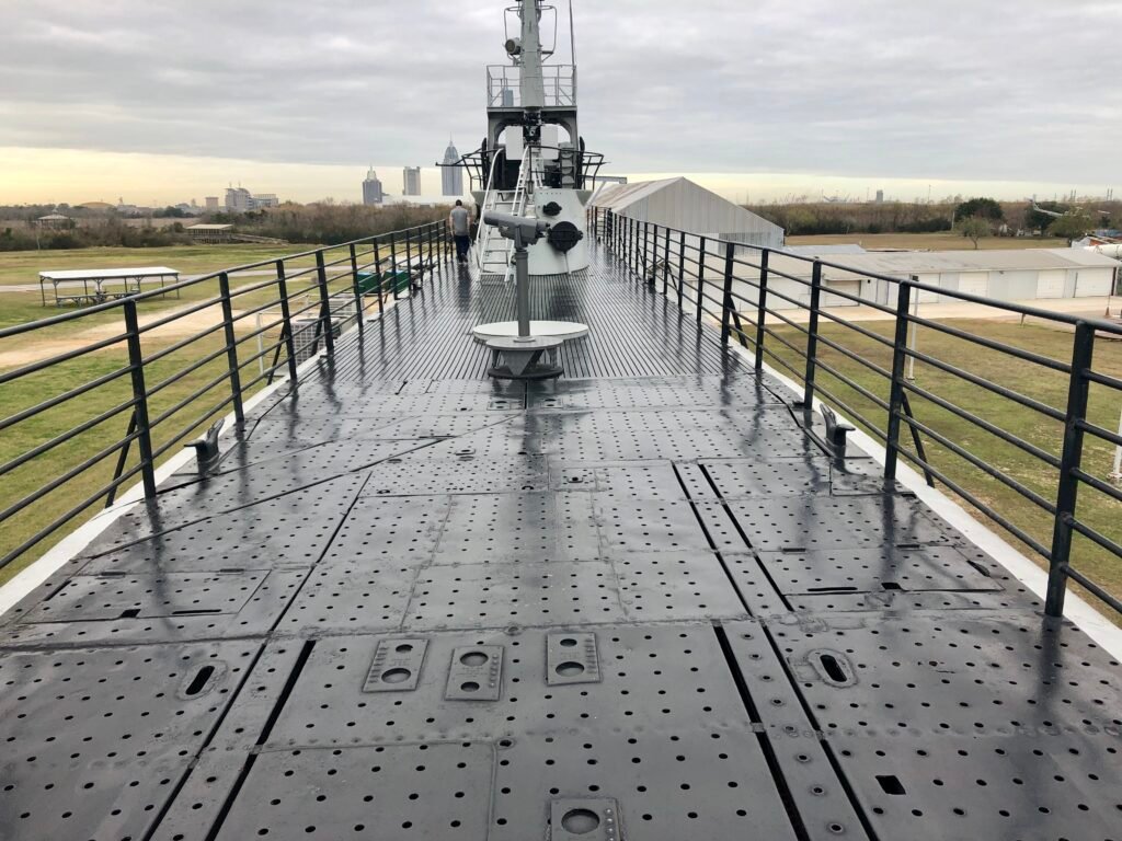 USS Alabama Sub Display