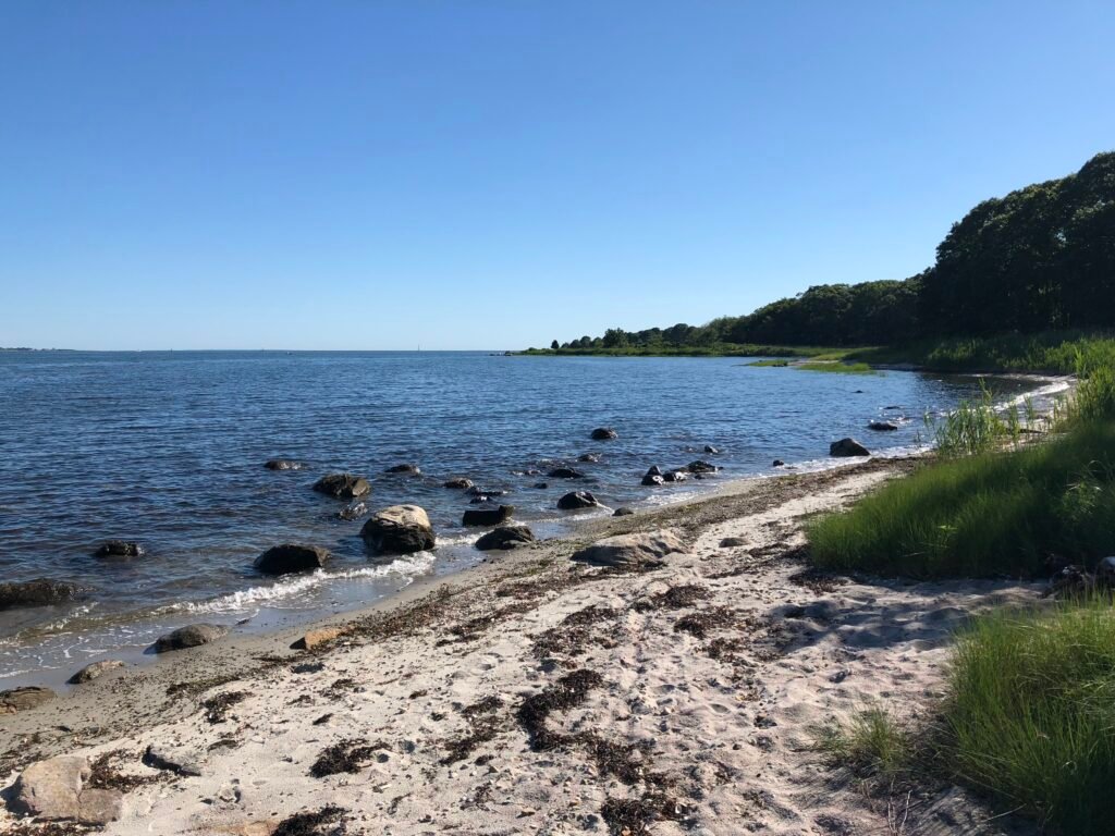 Rocks in the Water at Bluff Point