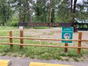 Greenough Park Sign