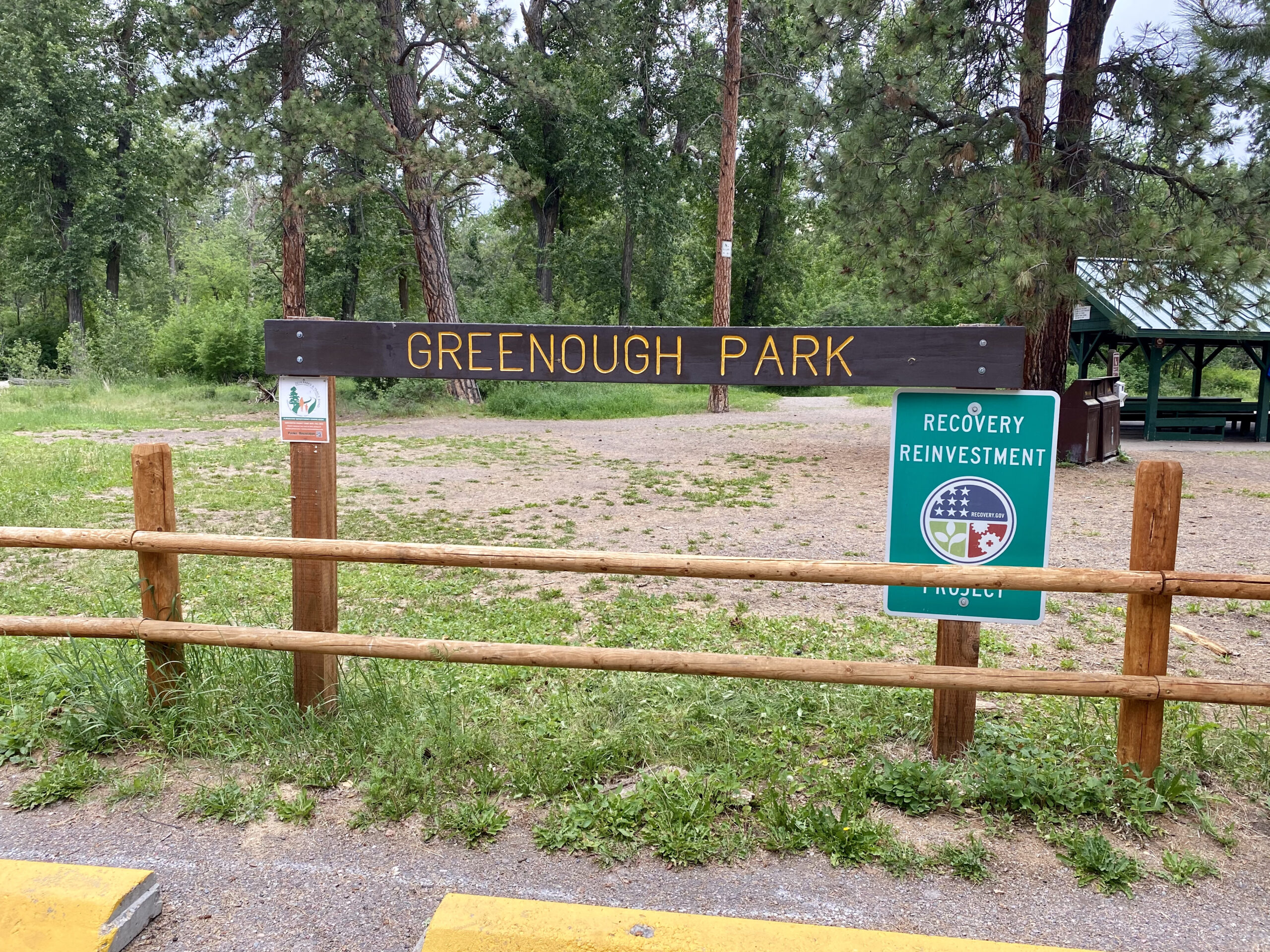Greenough Park Sign