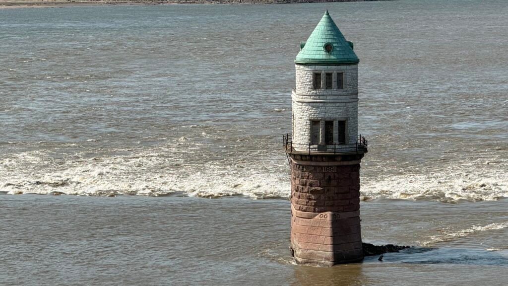 Lighthouse Near The Old Chain of Rocks Bridge