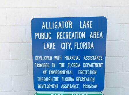 Alligator Lake Park Sign