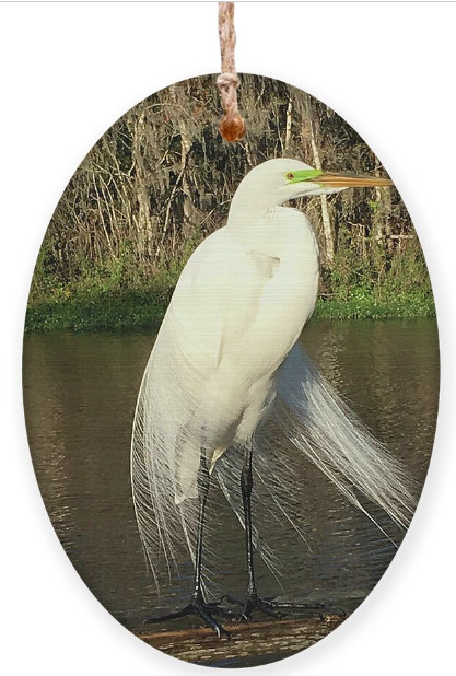 Ornaments Charlie the Egret