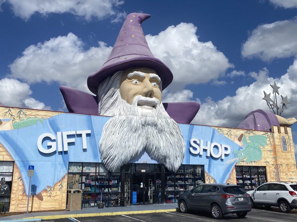 Giant Wizard Head