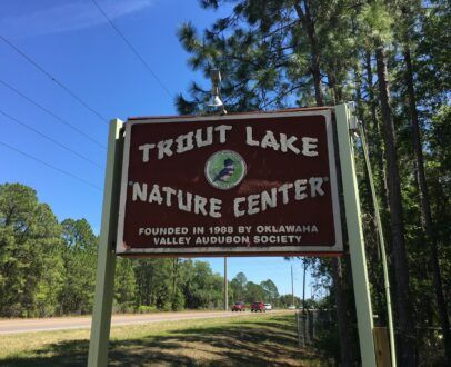 Trout Lake Nature Center Sign