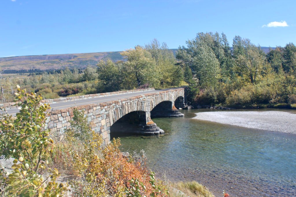 Divide Creek Bridge at Glacier National Park