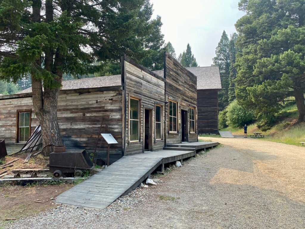 Ramp at Old Building at Garnet Ghost Town