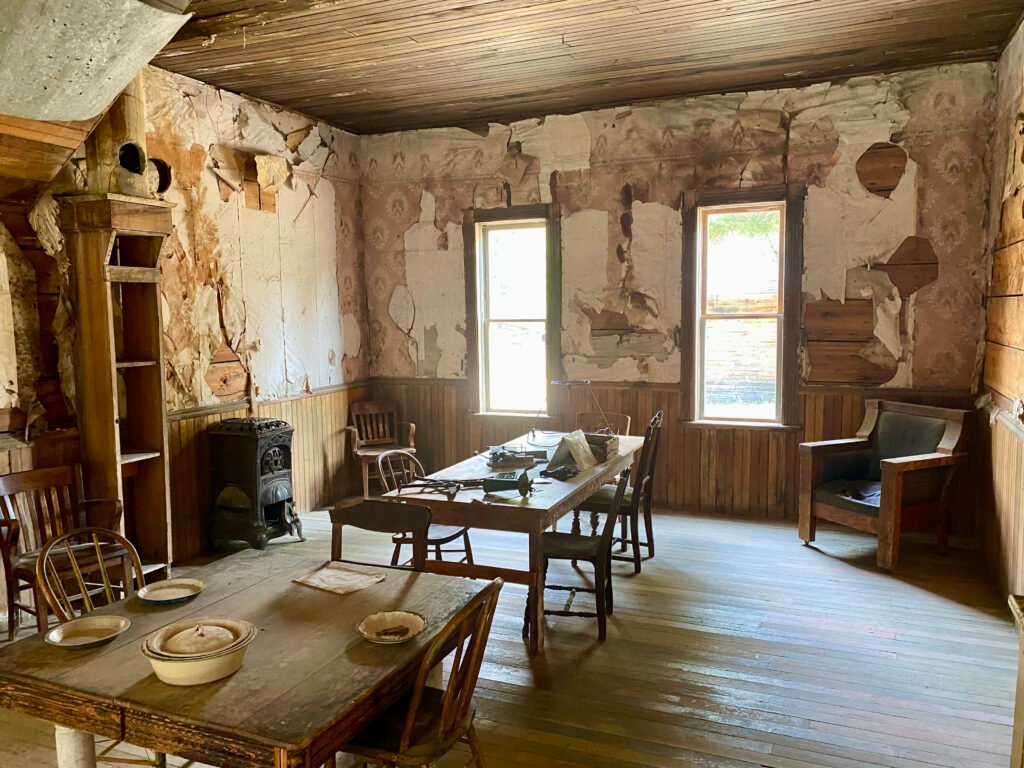 Inside Building View Garnet Ghost Town
