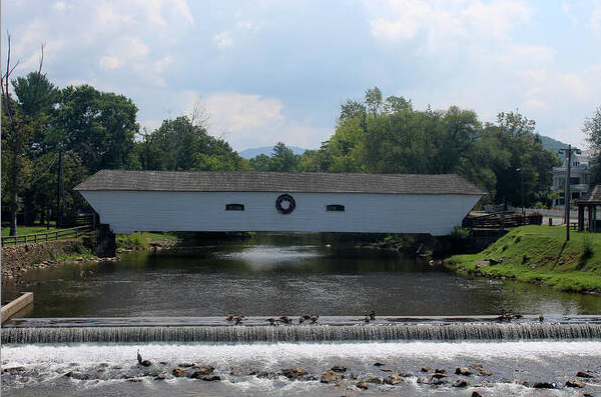 Art Print Side Bar Elizabethton Covered Bridge