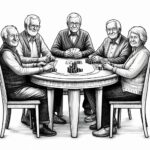 Seniors Playing Texas Holdem