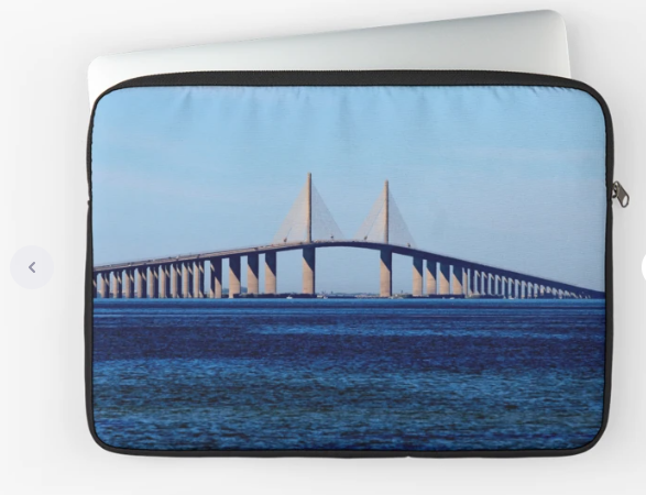 Sunshine Skyway Bridge Laptop Sleeve