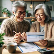 Seniors Looking At Credit Reports