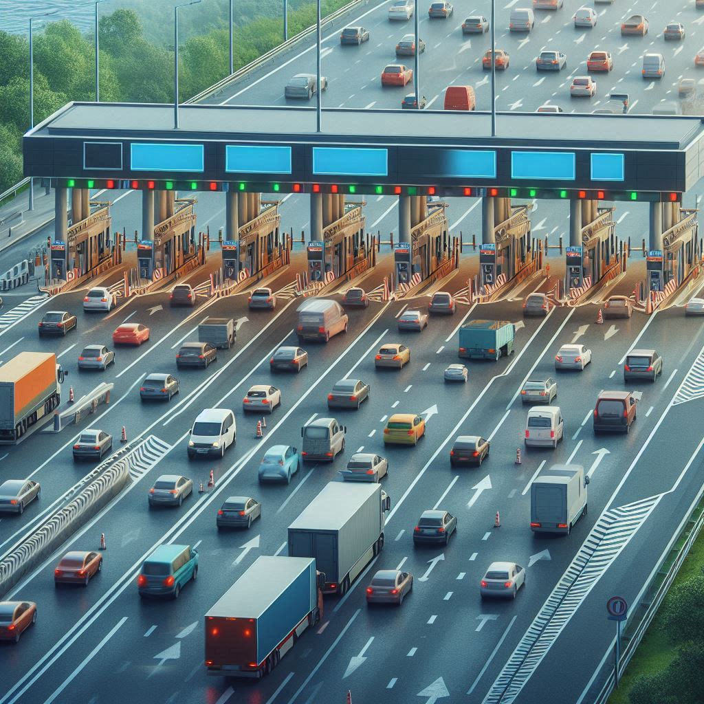 Busy Toll Booth