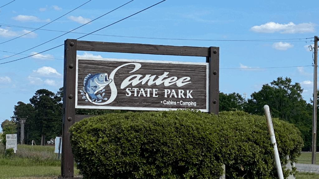 Santee State Park Sign
