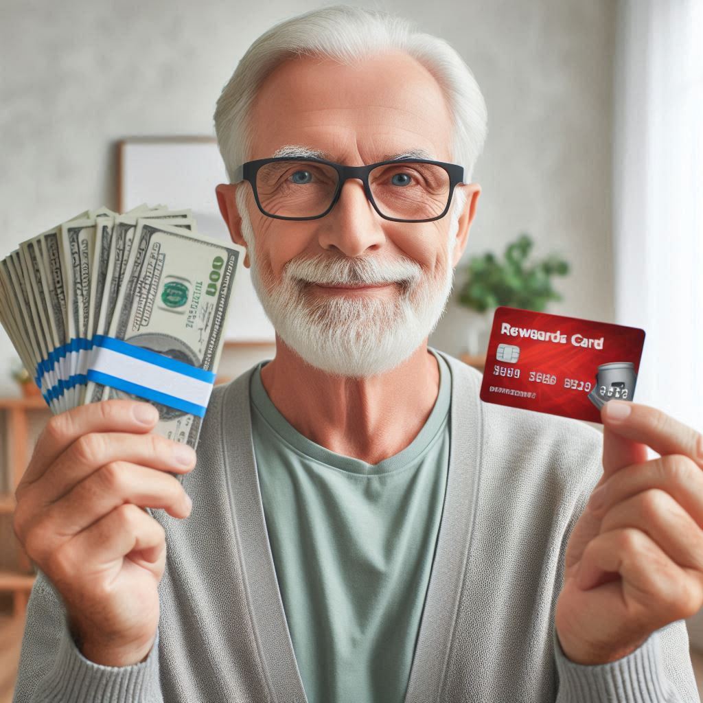 Senior With Cash