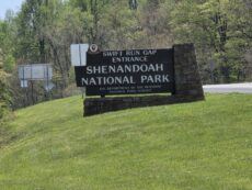 Shenandoah National Park Sign