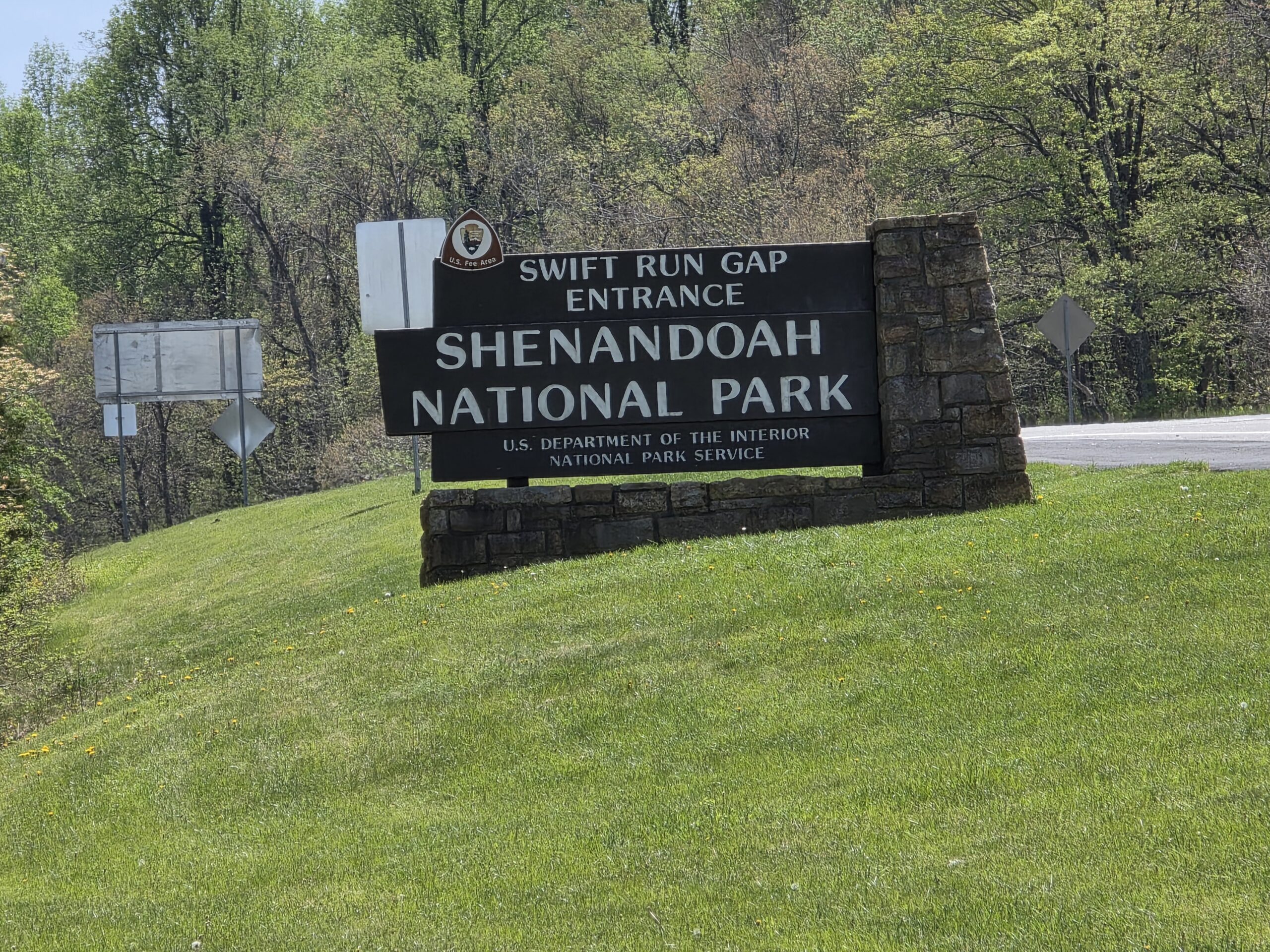 Shenandoah National Park Sign