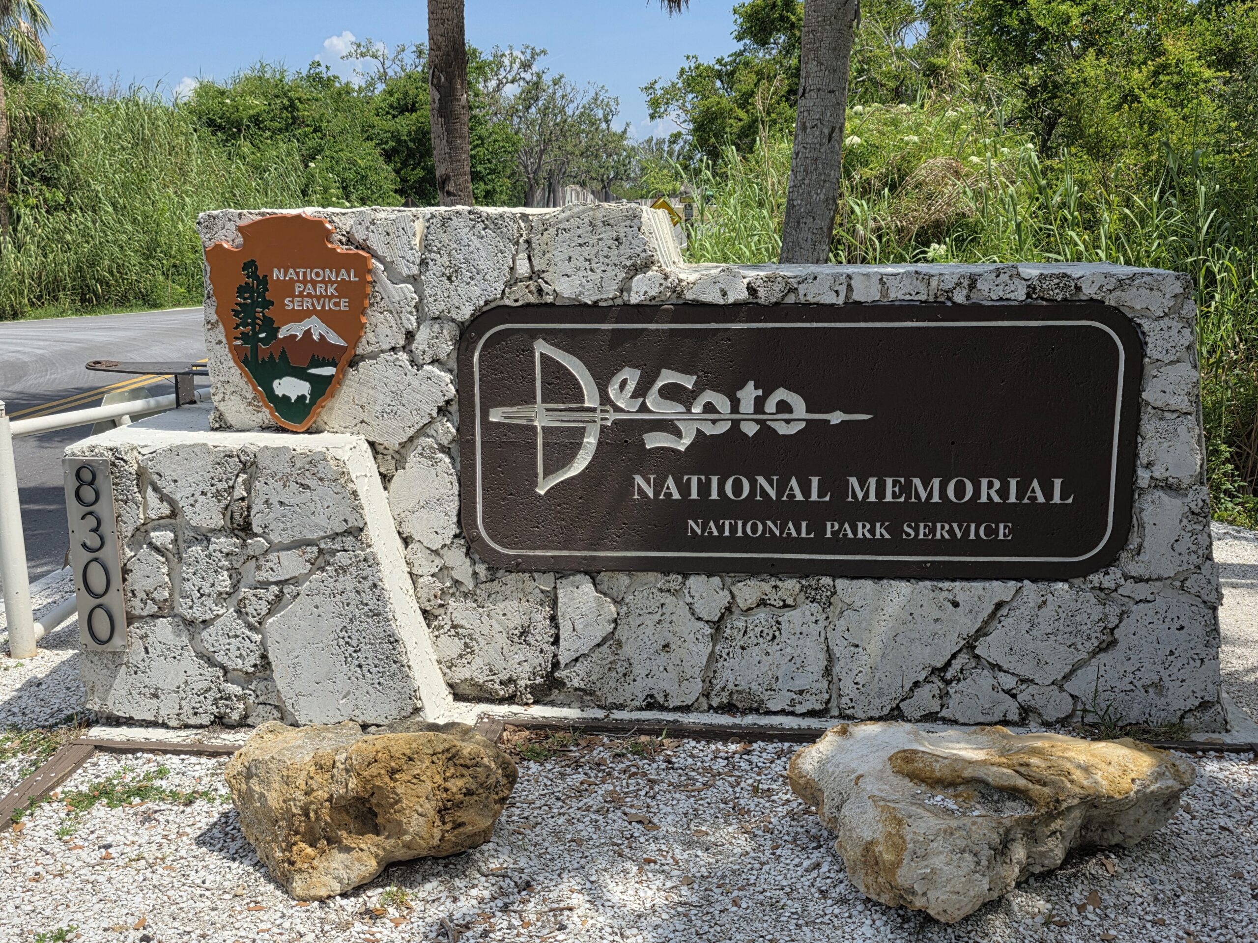 De Soto National Monument Sign