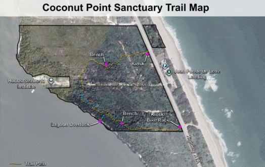 Map of Coconut Point Sanctuary