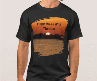 Hope Rises With The Sun Dark Shirts