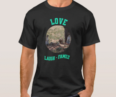 Love laugh Family Dark Shirts