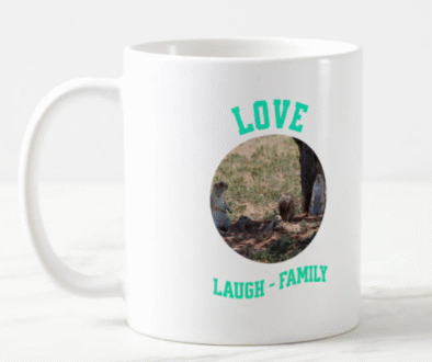 Love Laugh Family Ceramic Mug
