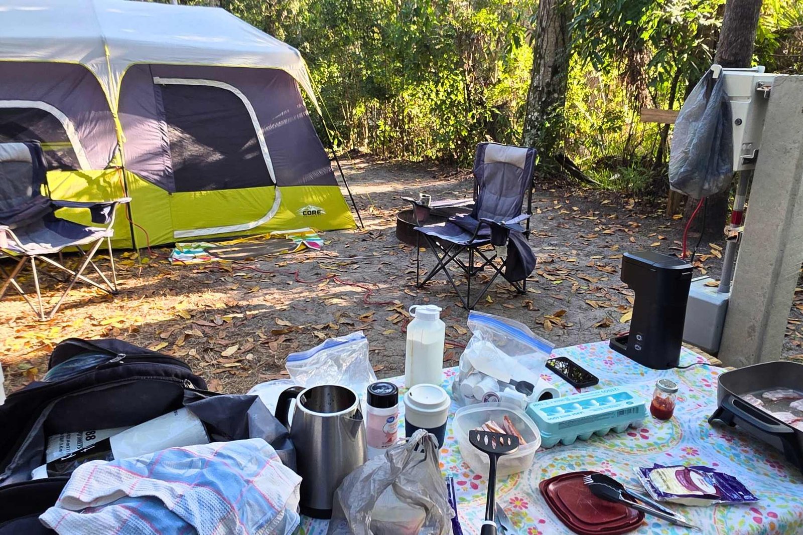 Tent Set Up in the Everglades