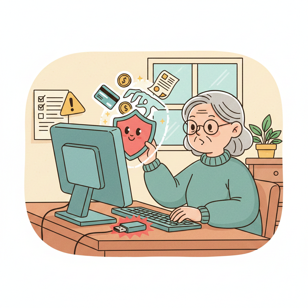 Image showing a flash drive scam