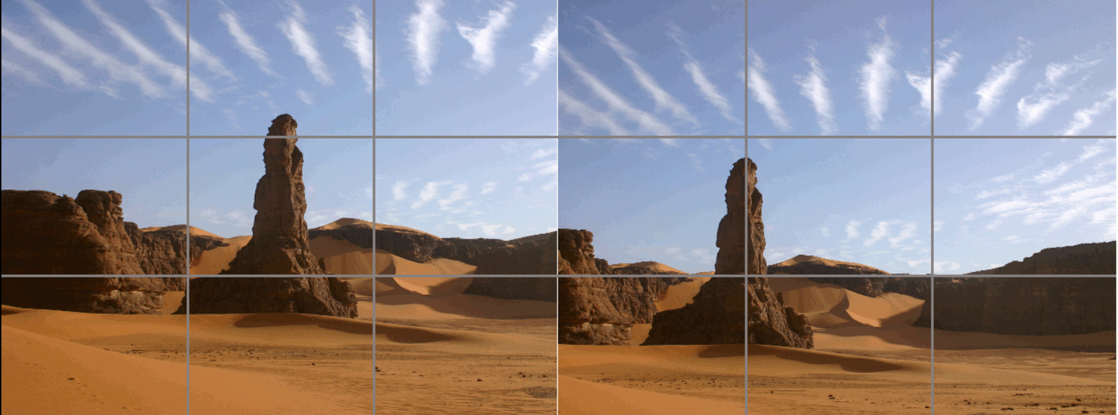 Diagram of the Rule of Thirds